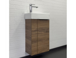 Тумба-Умывальник «Comforty» Асти-40, Дуб Темно-Коричневый (00-00015420CF)