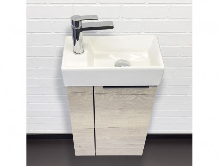 Тумба-Умывальник «Comforty» Матэ-40, Дуб Дымчатый (00-00015132CF)