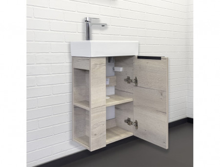 Тумба-Умывальник «Comforty» Матэ-40, Дуб Дымчатый (00-00015132CF)