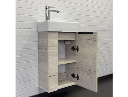 Тумба-Умывальник «Comforty», Асти-40 Дуб Дымчатый (00-00013798CF)