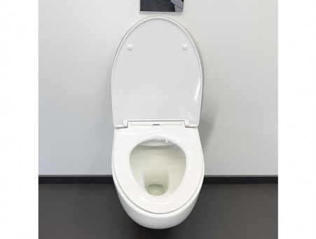 Унитаз Подвесной «Comforty» 107 Безободковый, Сиденье Тонкое, Дюропласт Softclose, Быстросъём (107)