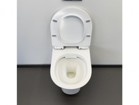 Унитаз Подвесной «Comforty» 109 Безободковый, Сиденье Softclose Тонкое, Быстросъёмное (109)