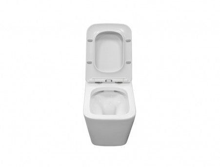 Унитаз Подвесной «Comforty» Безободковый, Сиденье Softclose Тонкое (CF40503)