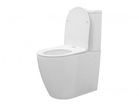 Унитаз-Компакт «Comforty» Тонкое Сиденье Дюропласт, Микролифт, Универсальный Выпуск (CF41253S)