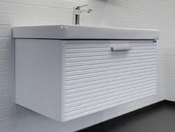 Подвесная Тумба-Умывальник «Comforty» Танжер-90П, Белая Матовая (00-00019566CF)