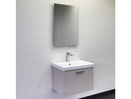 Тумба с Раковиной «Comforty» Касабланка-60, 60x46x45,5см, Серый Шелк (00-00019249CF)