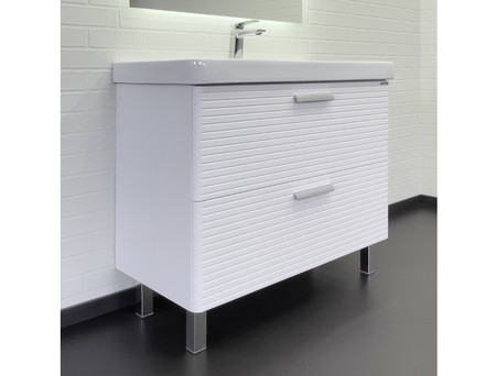 Тумба с Раковиной «Comforty» Танжер-90Н, Белая Матовая (00-00019535CF)