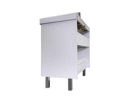 Тумба с Раковиной «Comforty» Танжер-90Н, Белая Матовая (00-00019535CF)