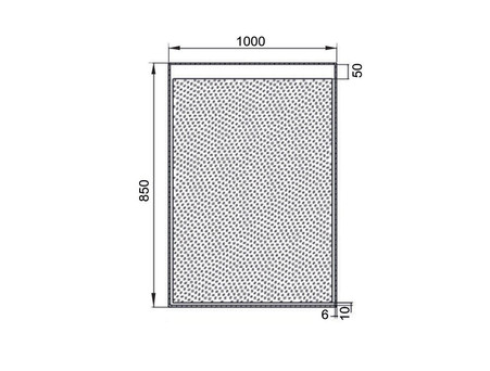 Зеркало «Aquanet» Палермо 10085 Led (00196645)