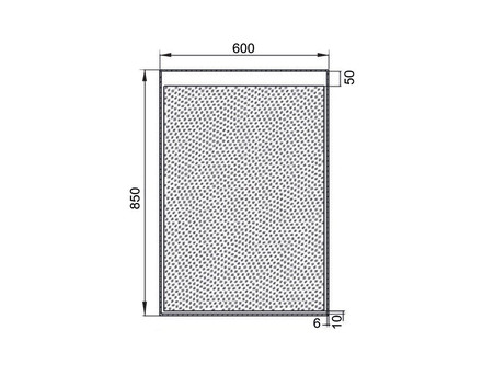 Зеркало «Aquanet» Палермо 6085 Led (00196641)