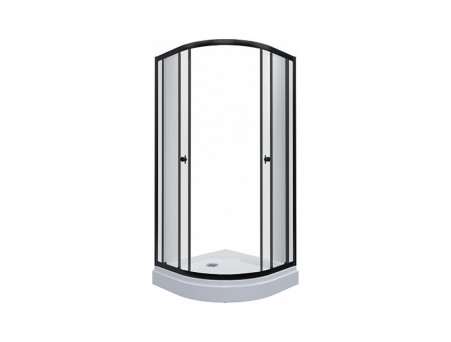 Душевой Уголок «Triton» Альфа-Блэк 90x90, с Поддоном