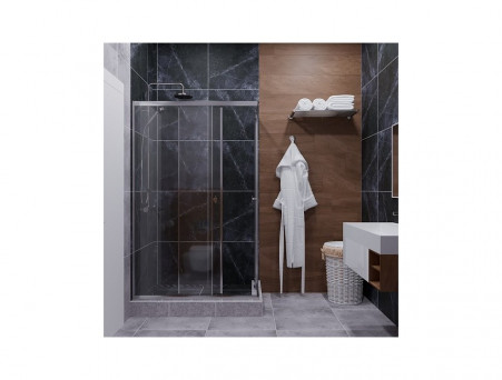 Душевой Уголок «Triton» Вента-Хром 120x80