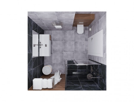 Душевой Уголок «Triton» Вента-Хром 120x80