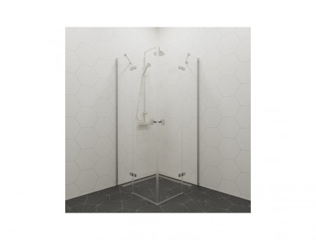 Душевой Уголок «Triton» Дельта-Хром 90x90