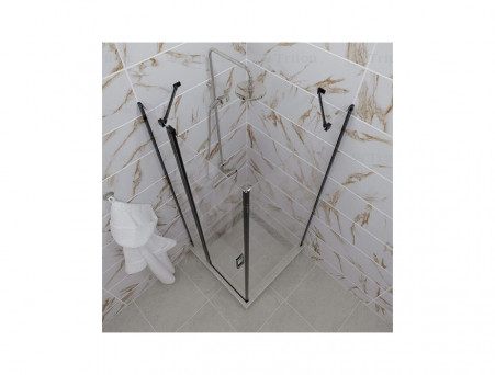 Душевой Уголок «Triton» Йота-Блэк 90x90