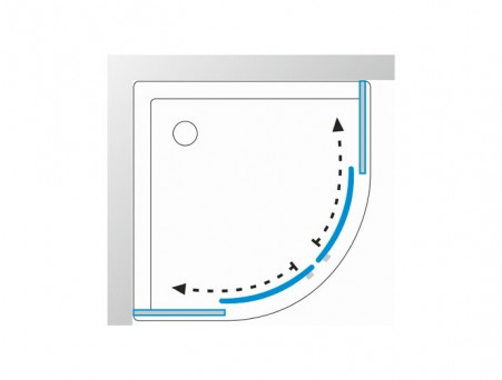 Душевой Уголок «Triton» Риф А 80x80
