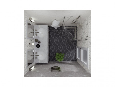 Душевой Уголок «Triton» Сигма-Хром 90x90