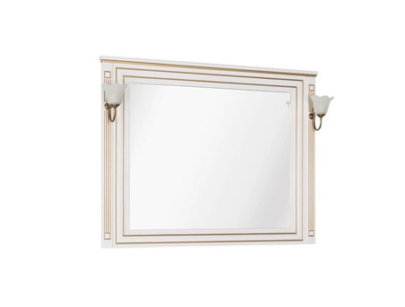 Зеркало «Aquanet» Паола 120 Белый, Золото (00186105)