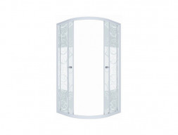 Душевой Уголок «Triton» Стандарт 100x100, Узоры