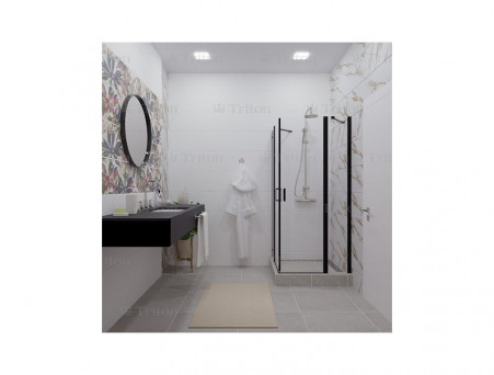 Душевой Уголок «Triton» Тау-Блэк 90x90