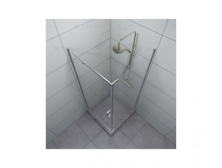 Душевой Уголок «Triton» Терра-Хром 90x90