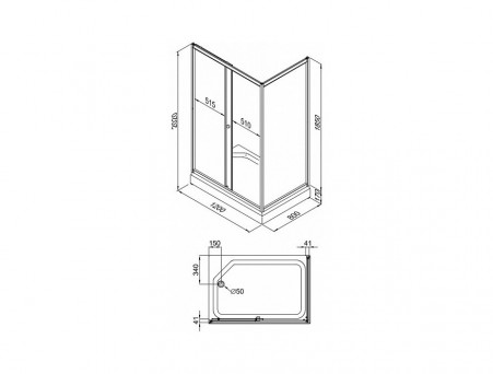 Душевой Уголок «Triton» Фьюжн А 120x80