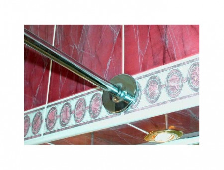 Карниз для Шторки «Triton» Николь 160, Хром