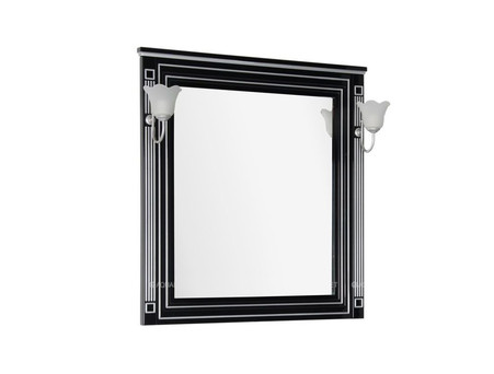Зеркало «Aquanet» Паола 90 Черный, Серебро (00181766)