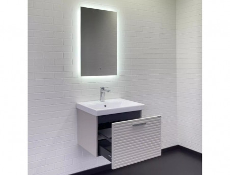 Зеркало «Comforty» Эдельвейс-55, LED-Подсветка, Антизапотевание, 55x80см  (00-00014240CF)