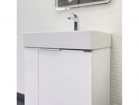 Тумба с Раковиной «Comforty» Асти-60Н, Белый Глянец, 60x86см (00-00019247CF)