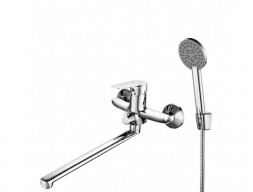 Смеситель для Ванны «Gross Aqua» Dyno, Длинный Излив, Латунь, Хром (7121285C-35F)