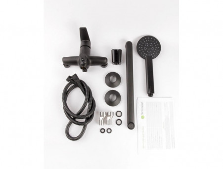 Смеситель для Ванны «Gross Aqua» Dyno, Латунь, Черный (7121285MB-35F)