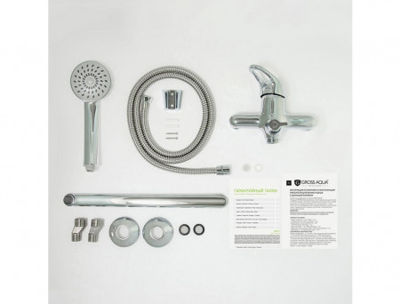 Смеситель для Ванны «Gross Aqua» Optima, Латунь, Хром (7518511С-35F)