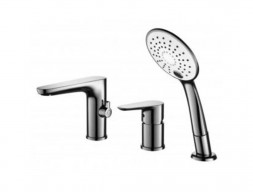 Смеситель для Ванны «Gross Aqua» Space, Врезной, Латунь, Хром (1209288С)