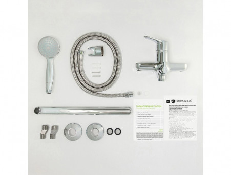 Смеситель для Ванны «Gross Aqua» Space White Chrome, Латунь, Белый (7515288СW-35L(F))