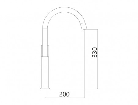 Смеситель для Кухни «Gross Aqua» Neoclassic, Нержавеющая Сталь, Хром (3125898С)