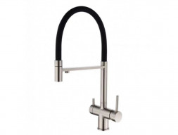 Смеситель для Кухни «Gross Aqua» Neosteel, Нержавеющая Сталь, Хром/черный (3188611SSB)