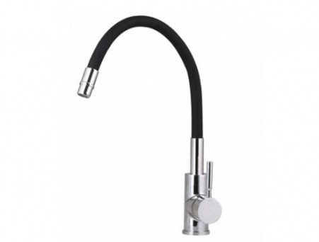 Смеситель для Кухни «Gross Aqua» ColorFlex с Гибким Изливом, Латунь, Черный (3241508B)