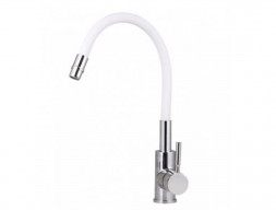 Смеситель для Кухни «Gross Aqua» ColorFlex с Гибким Изливом, Латунь, Белый (3241508W)
