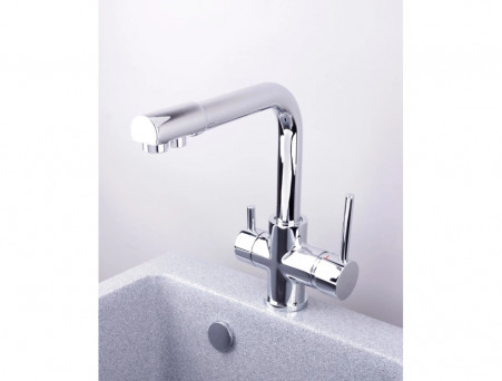 Смеситель для Кухни «Gross Aqua» Ecolife, Латунь, Хром (3120609C)