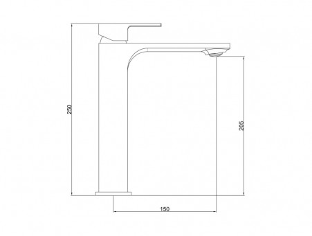 Смеситель для Раковины «Gross Aqua» Edge, Латунь, Хром (6125880С)
