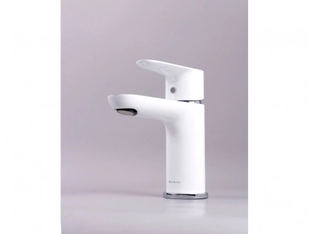 Смеситель для Раковины «Gross Aqua» Space White Chrome, Латунь, Белый (6515288СW)