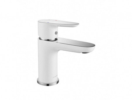 Смеситель для Раковины «Gross Aqua» Space White Chrome, Латунь, Белый (6515288СW)