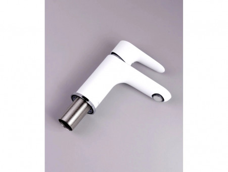 Смеситель для Раковины «Gross Aqua» Space White Chrome, Латунь, Белый (6515288СW)