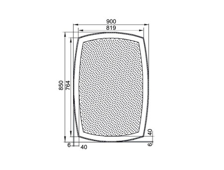 Зеркало «Aquanet» Тоскана 9085 Led (00196666)