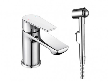 Смеситель для Раковины «Gross Aqua» Dyno с Гигиеническим Душем, Латунь, Хром (6249285C)