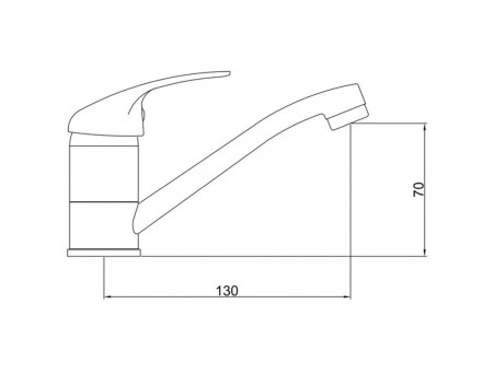 Смеситель для Раковины «Gross Aqua» Mini, Латунь, Хром (3210213C-15-G0109)