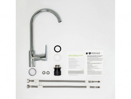 Смеситель для Кухни «Gross Aqua» Space, Латунь, Хром (3118288C-B02)