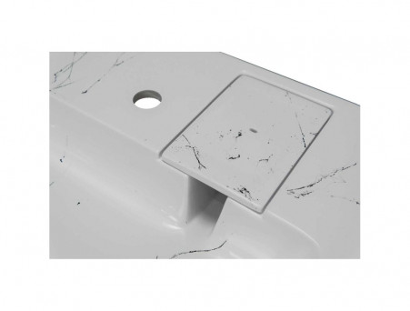 Раковина над Стиральной Машиной «Marko» Стандарт 50, Белый Мрамор (5227500-1)