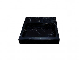 Раковина над Стиральной Машиной «Marko» Стандарт 50, Чёрный Мрамор (5227500-2)